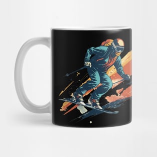 skiing man Mug